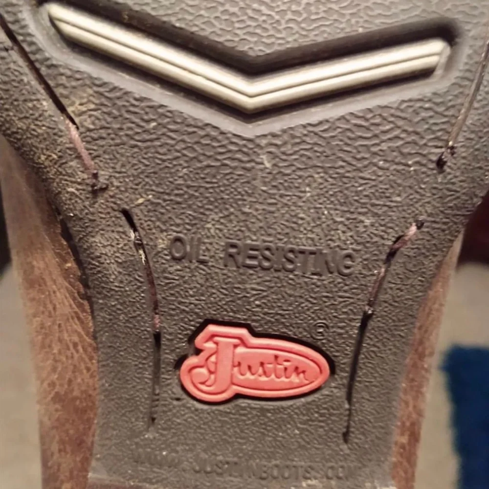 Justin Women's Boots size 9.5B - Picture 7 of 8